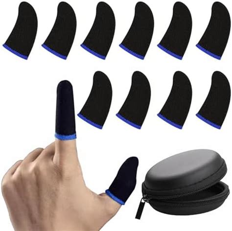 SpinBot Thumb & Finger Sleeve for Mobile Game (4 Pieces), Pubg,Cod ...