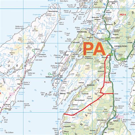 Image result for PA Postcode Map