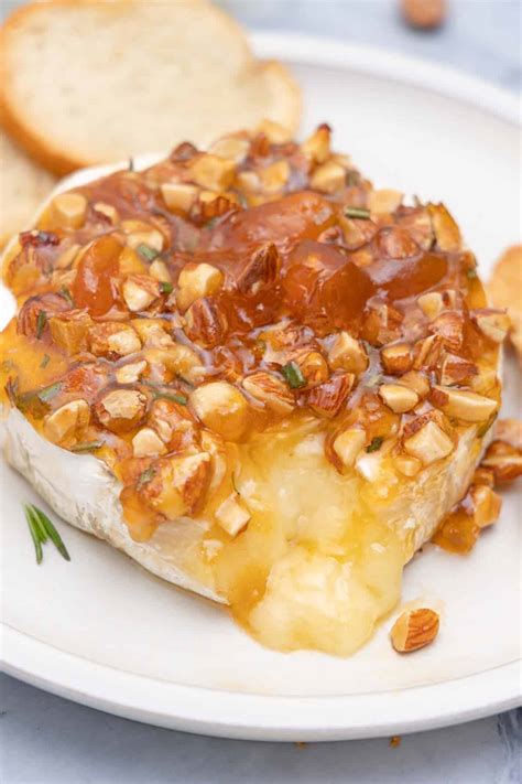 5 Ingredient Baked Brie with Apricot Preserves - Cup of Zest