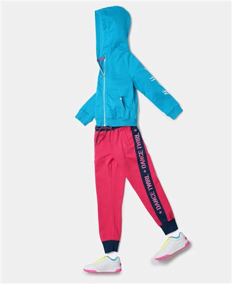 Buy Girl's Super Combed Cotton French Terry Graphic Printed Hoodie ...