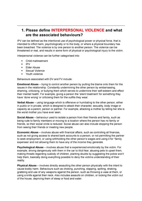 COU 3201 Exam Preparation Questions and Answers Part 1 - 1. Please ...