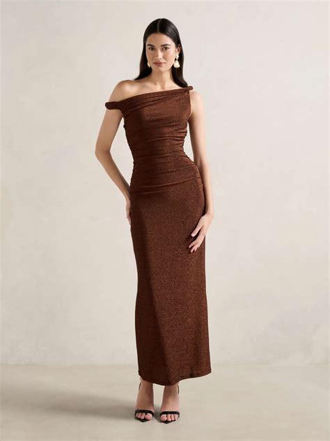 Vivian Asym Twist Maxi Dress