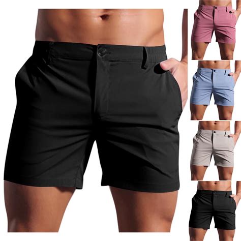 cllios Golf Shorts Men 5 Inch Inseam Stretch Casual Dress Shorts with ...