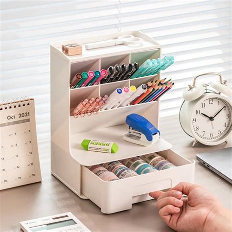 Mosquick Desk Organiser Stationary Organizers With Drawers,Versatile ...
