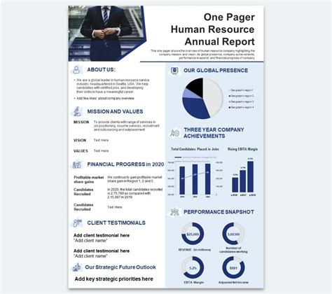 Image result for One Pager Examples
