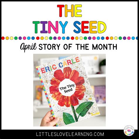 The Tiny Seed Activities for Preschool and Kinder + Freebie ...