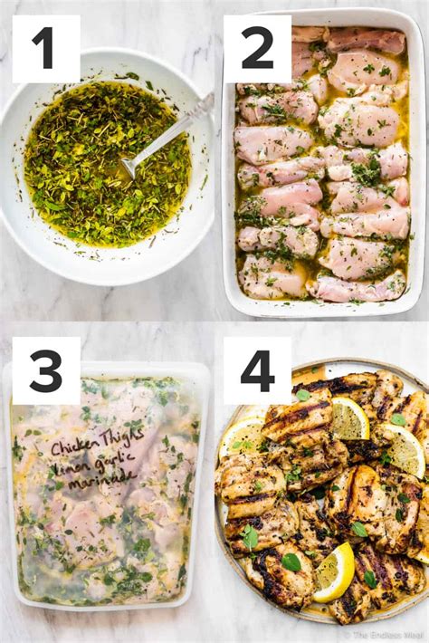 Lemon Garlic Chicken Marinade - The Endless Meal®