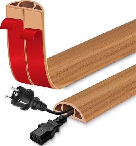 Amazon.com: Floor Cord Cover for Wires on Floor Self Adhesive Cord ...