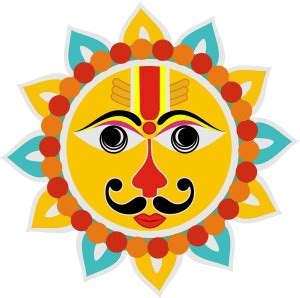 Wallzone Rangoli Medium Vinyl Wallsticker(50 cm x 50 cm) Price in India ...