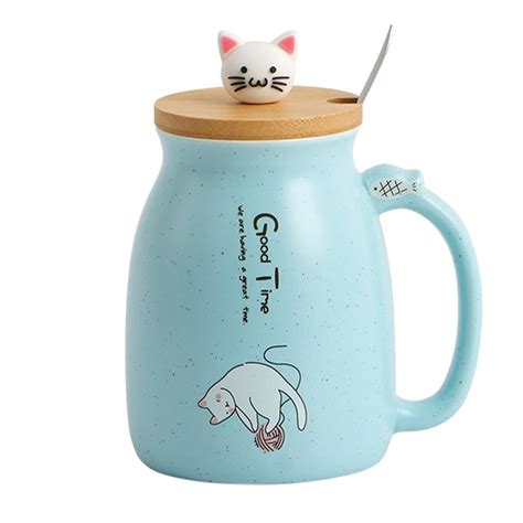 Buy Spooky Creative Starry Sky Ceramic Mug – Cute 3D Cat Design with ...