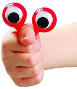 US Toys Us Toy Dozen Assorted Googly Eye Monster Look Finger Puppets ...