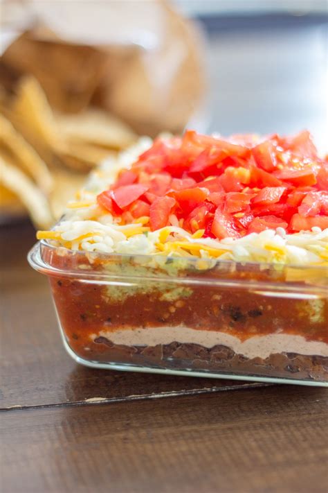 7 Layer Taco Dip - A 5 Minute No-Cook Recipe