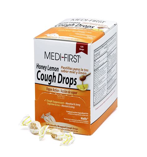 Honey Lemon Cough Drops