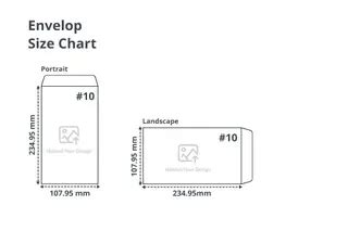 #10 Envelopes Printing - Design & Print Custom Long Envelopes Online ...