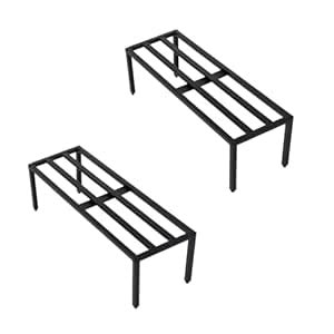 DECOWORLD | Tall Metal Planter | Outdoor & Indoor Plant Stand (Black ...