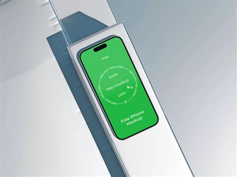 iPhone 15 Pro App Design Mockup