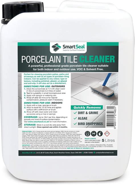 Smartseal Porcelain Patio Cleaner - Premium Indoor and Outdoor Tile ...