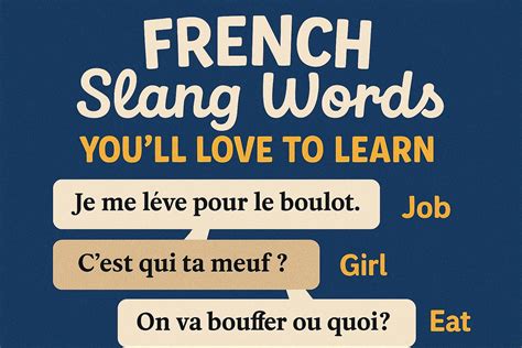 French Slang Words You’ll Hear Every Day (Real Examples) - Keep ...