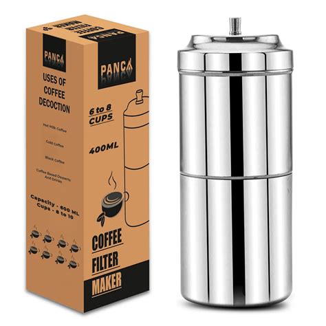 PANCA Stainless Steel South Indian Filter Coffee Maker | Traditional ...
