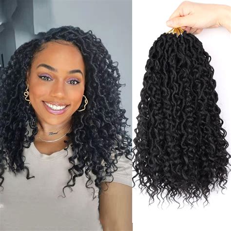 Lickran 8 Packs Goddess Locs Crochet Hair for Black Women, India | Ubuy