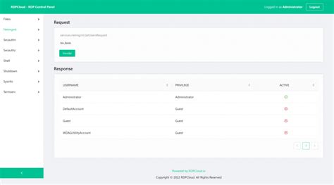Image result for RDS Control Panel