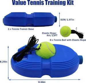 Virth Tennis Ball Trainer Self-Study Baseboard Player Training Aids ...