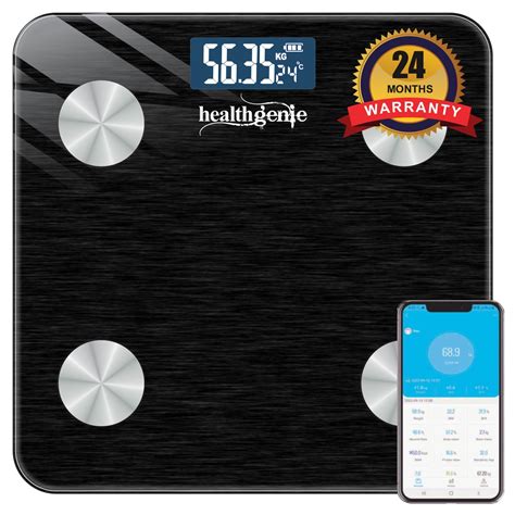 Healthgenie Smart BMI Weight Machine for Body Weight with 18 Body ...