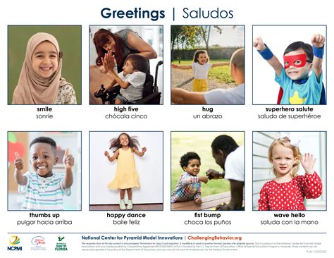 Greeting Board (English-Spanish) - National Center for Pyramid Model ...