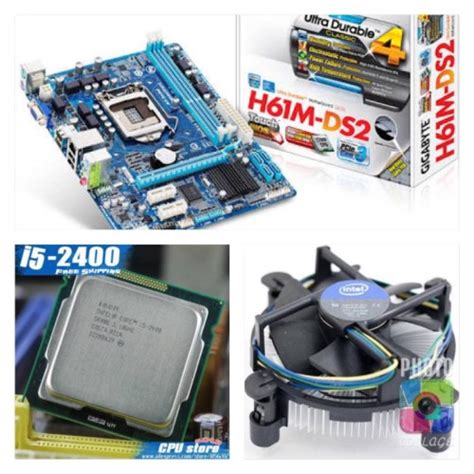 Jual Paket Mainboard Gigabyte H61 plus core I5 2400 - Kota Bandung ...