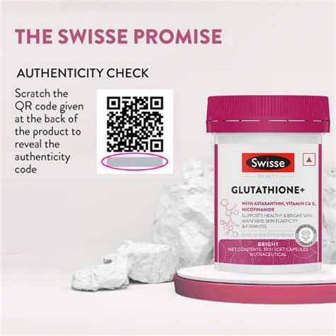 Swisse Glutathione+ - 30 Capsules