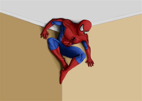 ArtStation - Spider-Man on the Wall