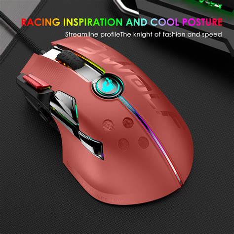 Buy Mechanical Keyboard and Mouse Combo Wired 82 Keys Rainbow Backlit ...