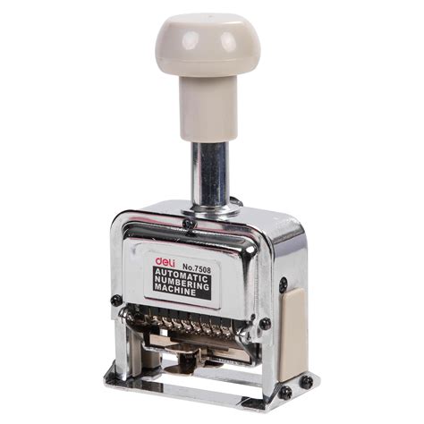 DELI W7508 NUMBER MACHINE 8 DIGIT 1 T - Color May Vary – Fetch N Buy