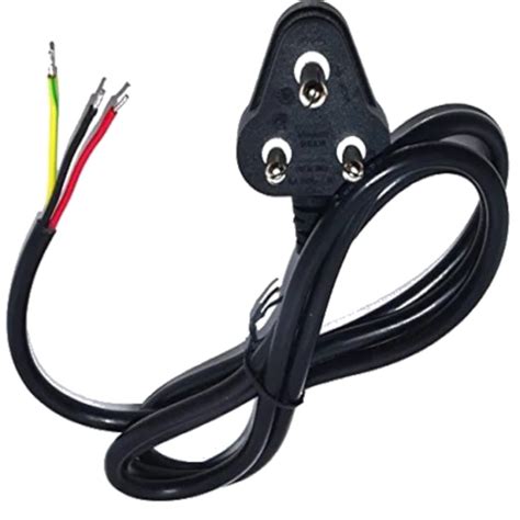 Probots DC 4mm x 1.7mm Male Jack to open ended Power Adapter Cable 1M ...