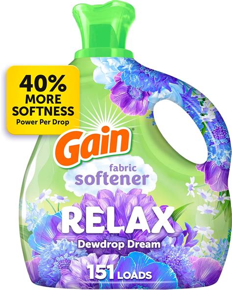 Amazon.com: Gain Liquid Fabric Softener (Fabric Conditioner), Relax ...