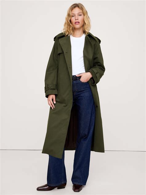 Classic Cotton Trench Coat | Banana Republic