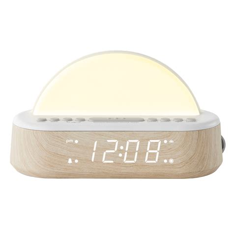 Better Homes & Gardens Sunrise Digital Alarm Clock with Sleep Sounds ...