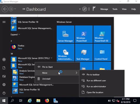 Image result for Microsoft SQL Server Management Studio 2019