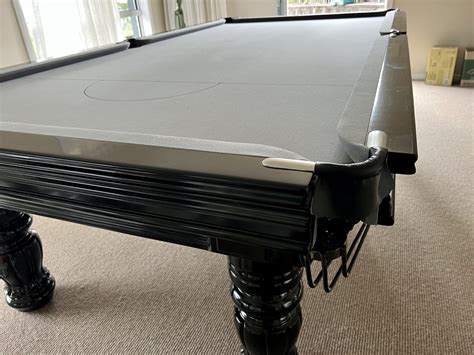 NPC Pool Snooker Billiard Table 9ft Royal DELUXE Walnut With Green Felt