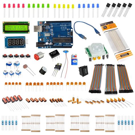 Lalitha UNO 21 in 1 Starter Kit Compatible with uno r3 Board ...
