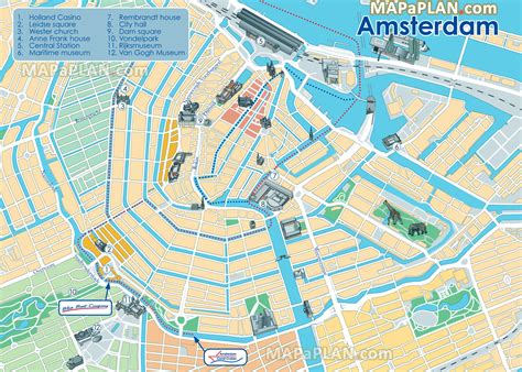 Famous Tourist Attractions In Amsterdam - Tourist Destination in the world