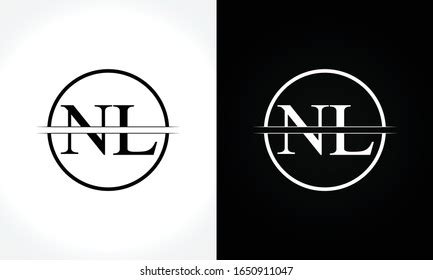 nl logo monogram shield shape with crown design template. Download a ...