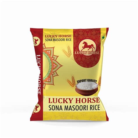 Sangamam Rice Lucky Horse Premium Sona Masoori Rice, Steam Rice, Six ...