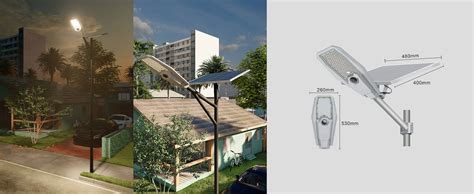 hardoll Solar Integrated Street Light 200W with Remote Controlled ...
