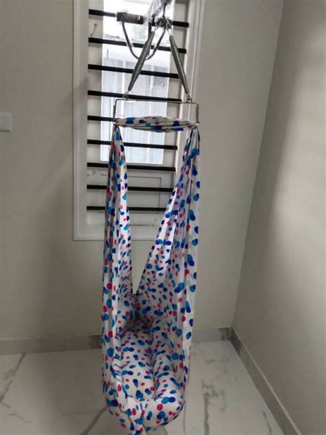 VPARENTS Preemie Baby Swing Cradle Spring and Metal Window Cradle Hang ...