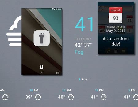 Image result for Android Lock Screen Widgets