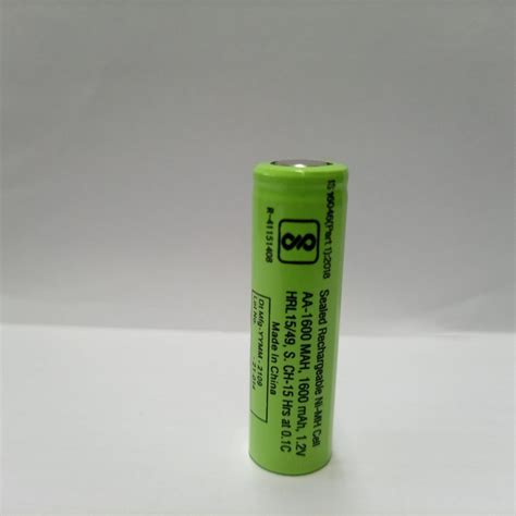Surepower brand NIMH Flat top AA size 1.2v 1600mah cell (5 pc ...