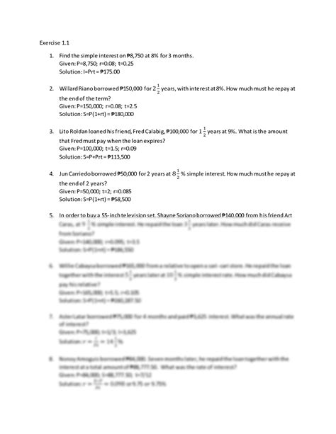 Image result for Simple Interest Problems