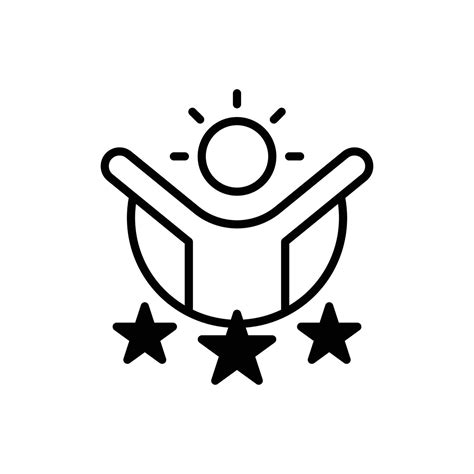 Self Confidence icon. black fill icon 36386884 Vector Art at Vecteezy
