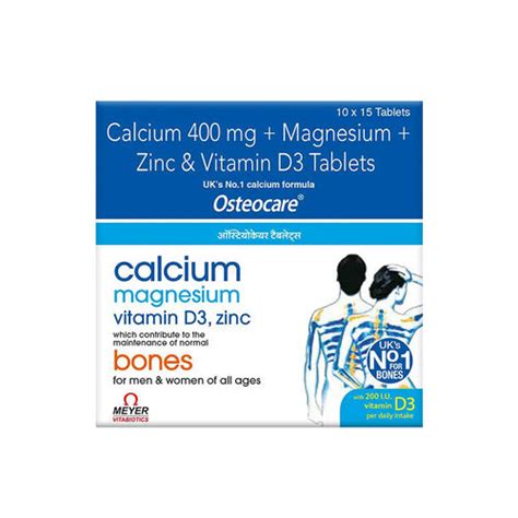 Buy Osteocare 15 Tablets - Calcium Supplement |Vitabiotics